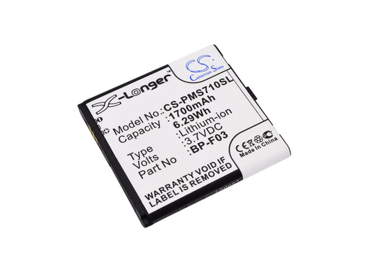 3.7V 1700mAh/6.29Wh Li-ion Mobile/SmartPhone Battery for PHICOMM
