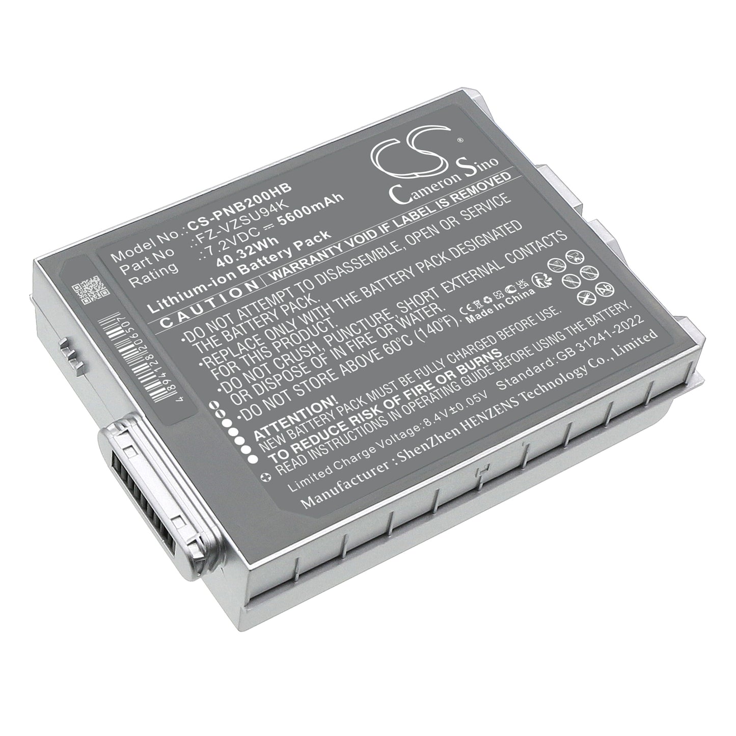 CS-PNB200HB Replacement Battery – Compatible with FZ-B2, FZ-M1, FZ-M1C, Toughpad FZ-B2, Toughpad FZ-M1, Toughpad FZ-M1C