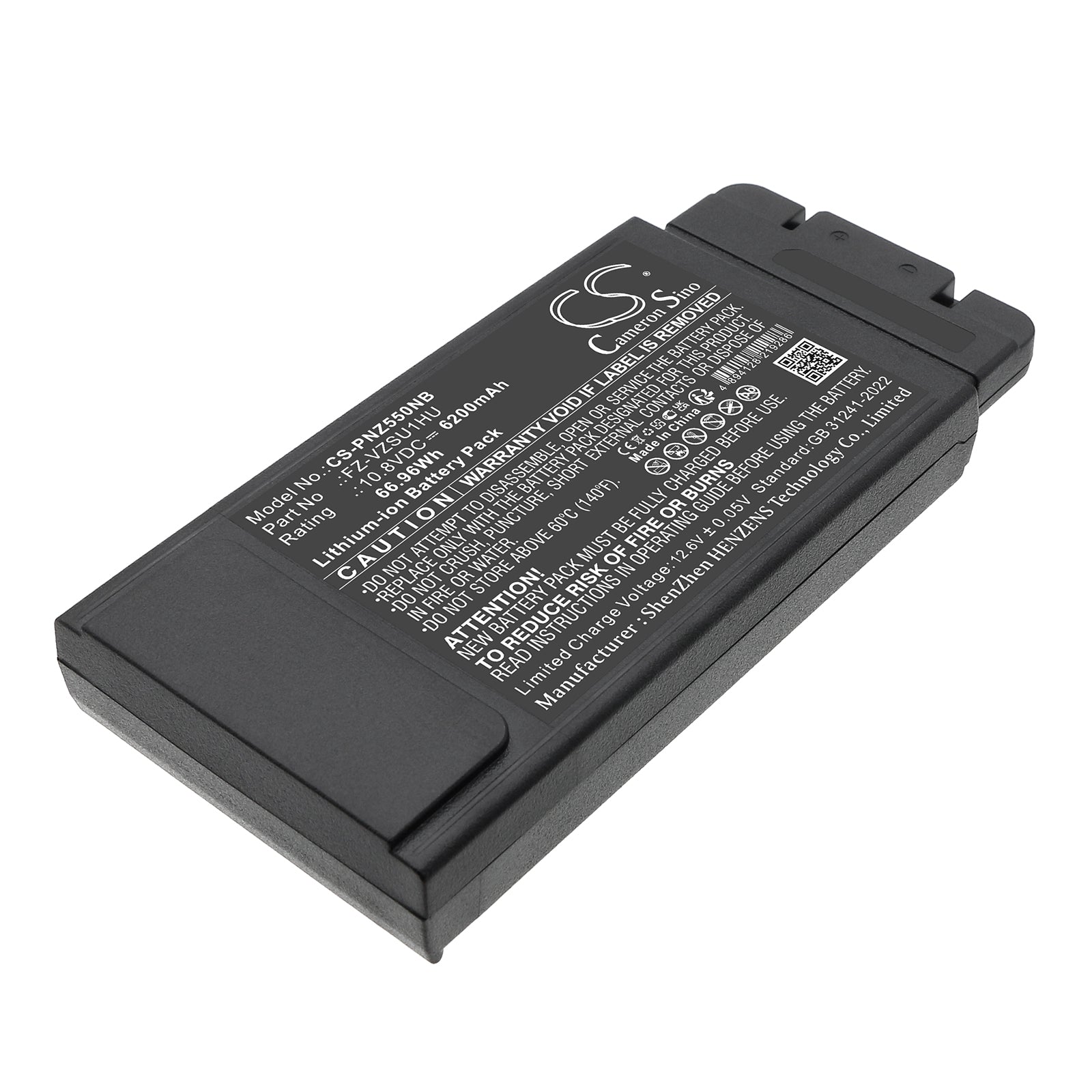 CS-PNZ550NB Replacement Battery – Compatible with Toughbook FZ-55 MK1, Toughbook FZ-55 MK2, Toughbook FZ-55 MK3
