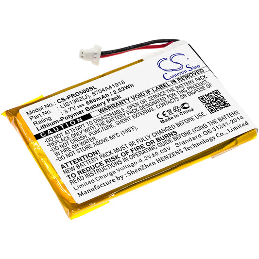 3.7V 750mAh Li-Polymer Ebook/eReader Battery for Sony