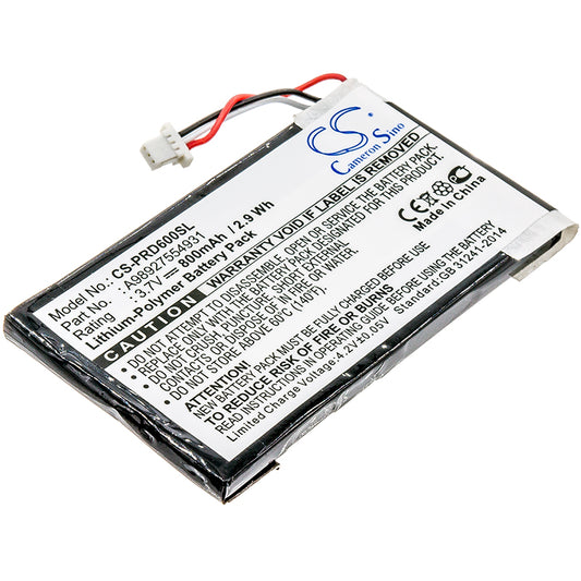 3.7V 800mAh Li-Polymer Ebook/eReader Battery for Sony