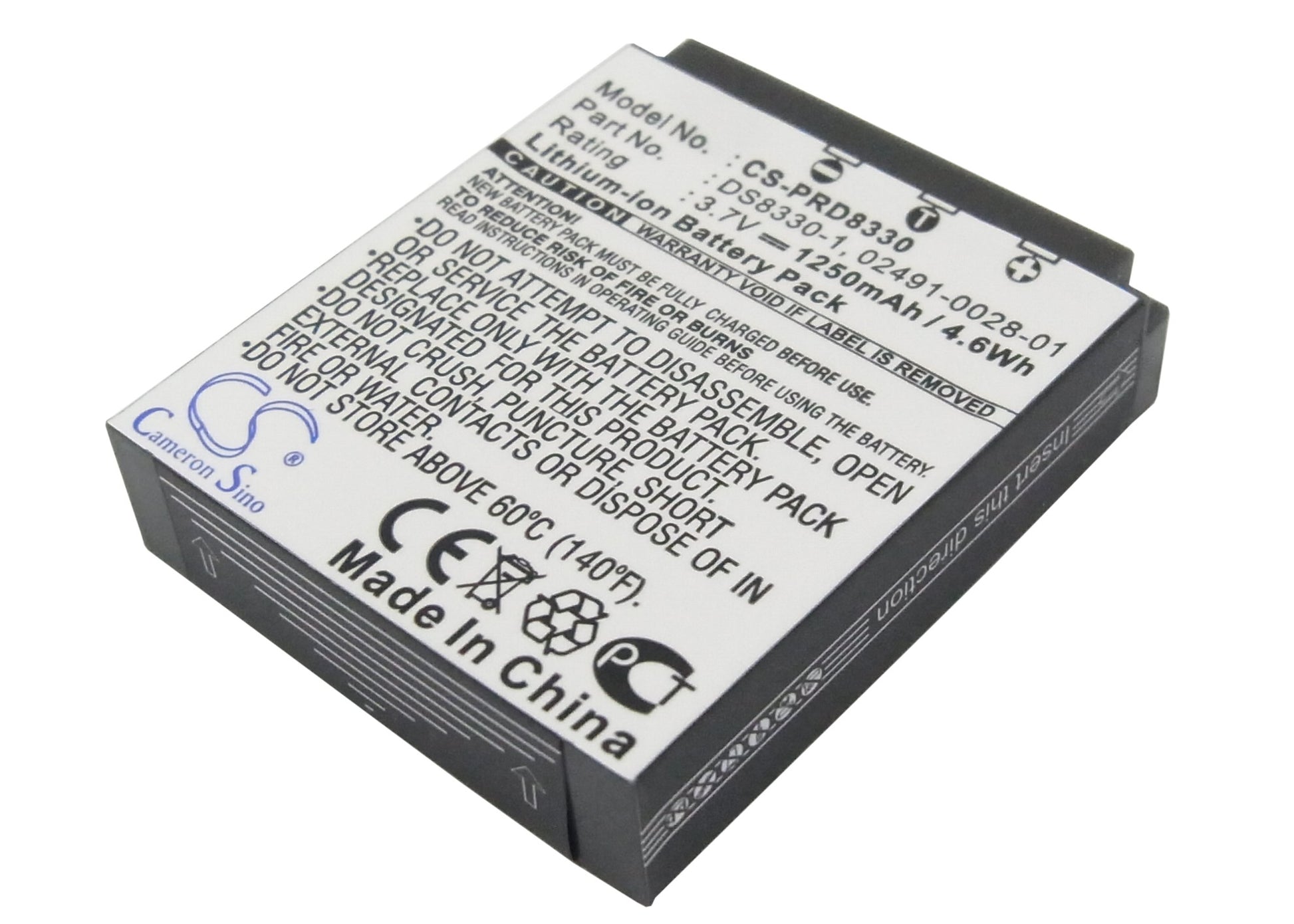 3.7V 1250mAh Li-ion Camera Battery for Maginon