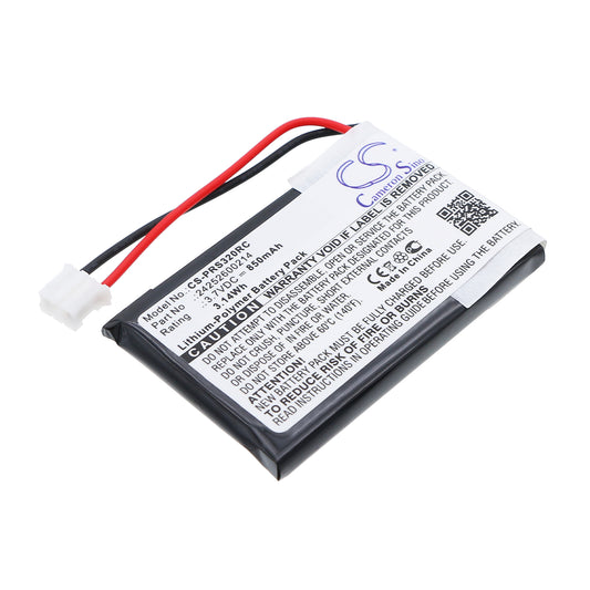 3.7V 850mAh/3.15Wh Li-Polymer Remote Control Battery for Philips