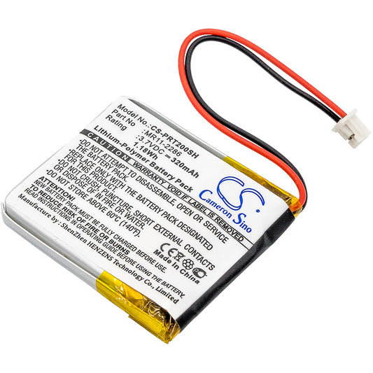 3.7V 320mAh/1.18Wh Li-Polymer Smartwatch Battery for Casio