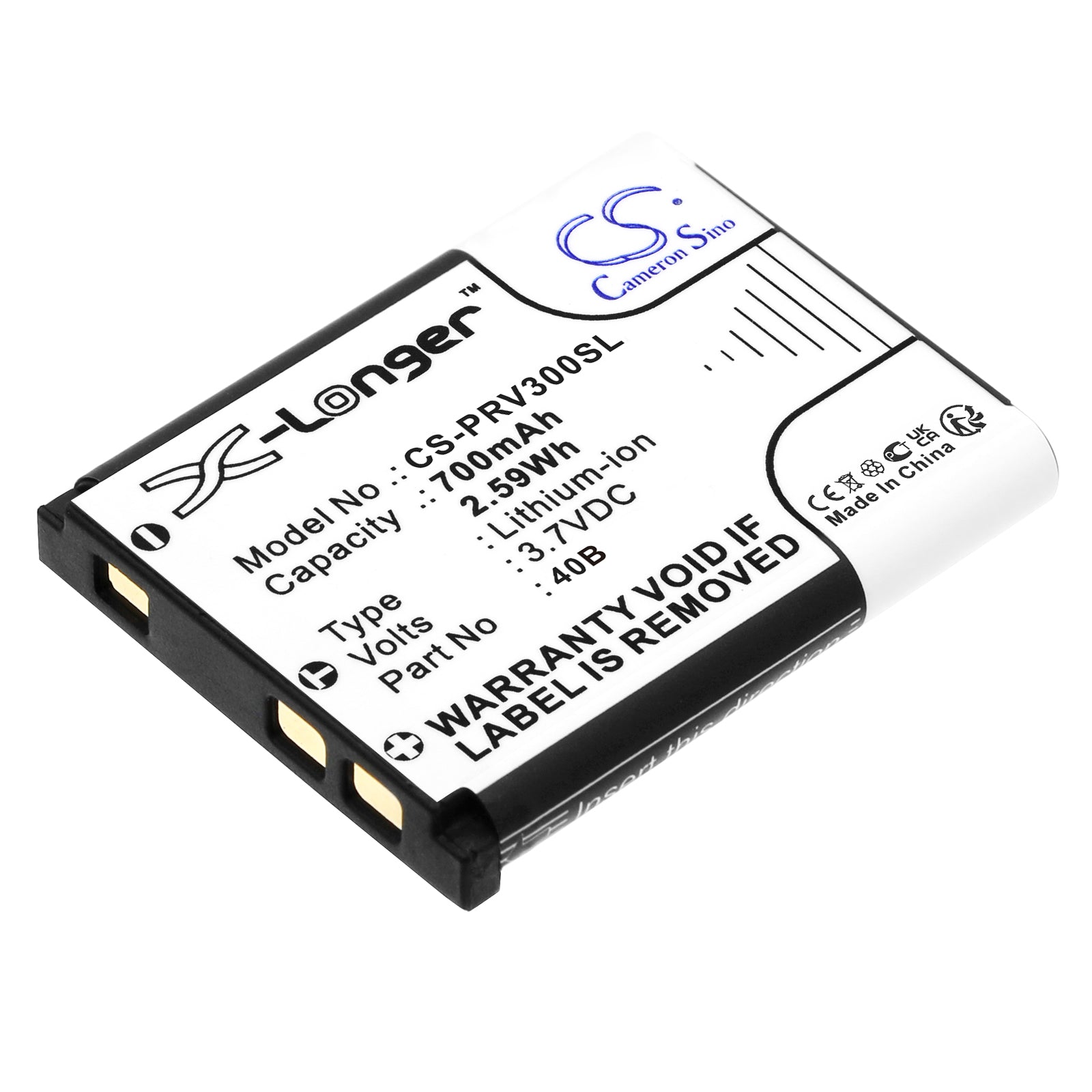 CS-PRV300SL Replacement Battery – Compatible with LR-300, RoadRunner 300