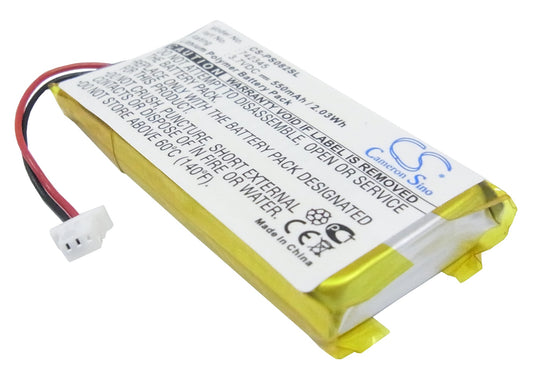 3.7V 550mAh/2.03Wh Li-Polymer MP3/MP4/PMP Battery for Philips