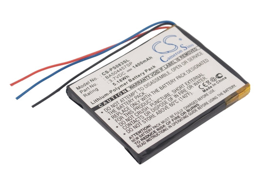 3.7V 1400mAh/5.18Wh Li-Polymer MP3/MP4/PMP Battery for Philips