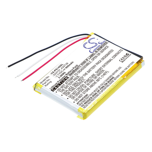 3.7V 800mAh Li-Polymer MP3/MP4/PMP Battery for Philips