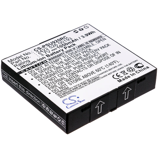 3.7V 1050mAh Li-ion Remote Control Battery for Philips