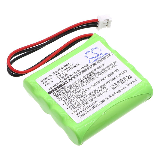 4.8V 700mAh/3.36Wh Ni-MH Remote Control Battery for Philips