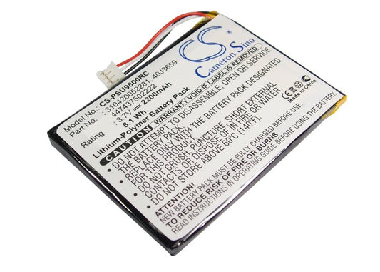3.7V 2200mAh/8.1Wh Li-Polymer Remote Control Battery for Philips