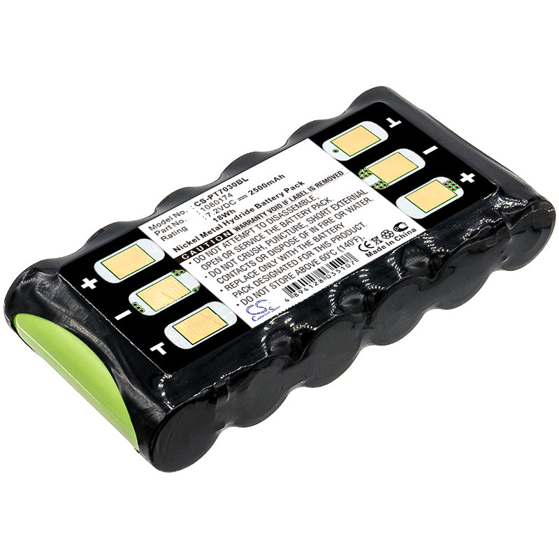7.2V 2500mAh/18.00Wh Ni-MH Barcode/Scanner Battery for TEKLOGIX