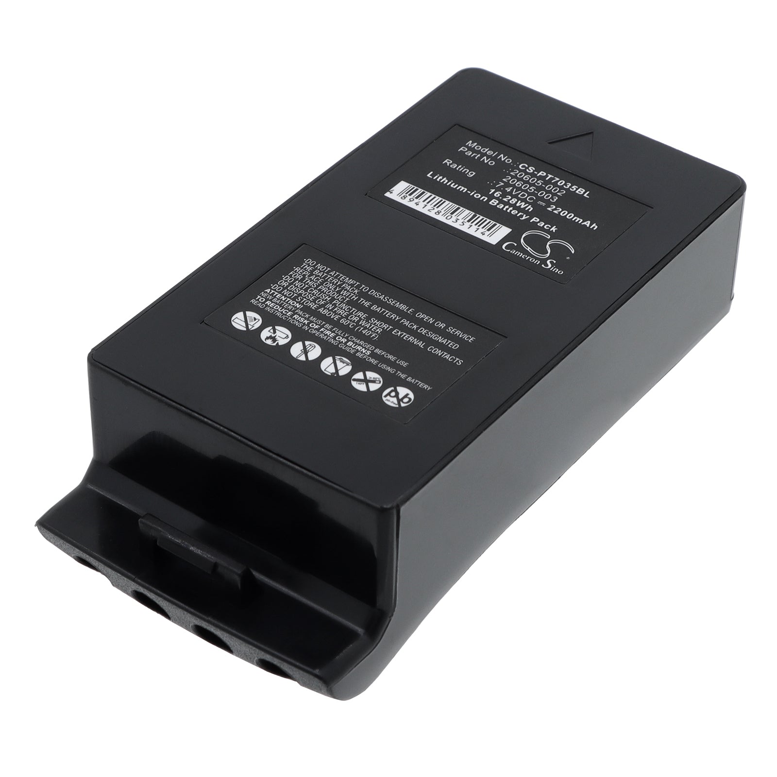 7.4V 2200mAh/16.28Wh Li-ion Barcode/Scanner Battery for Psion