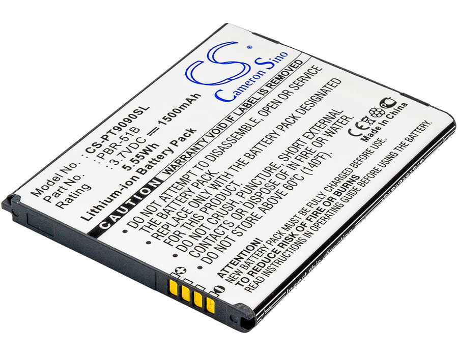 3.7V 1500mAh/5.55Wh Li-ion Mobile/SmartPhone Battery for Pantech
