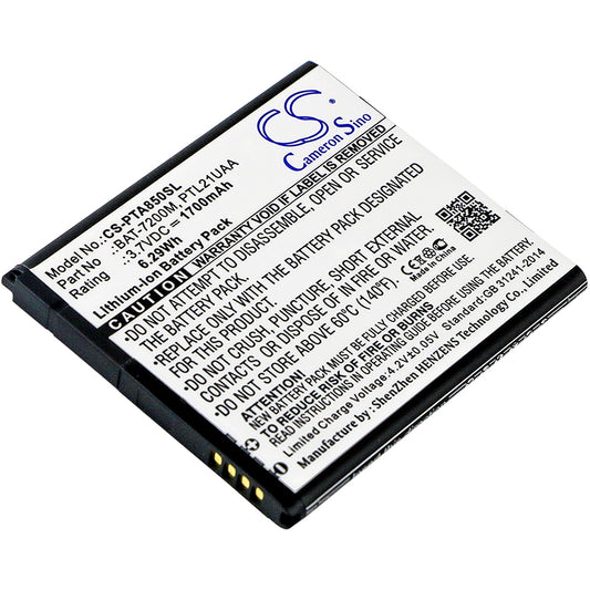 3.7V 1700mAh/6.29Wh Li-ion Mobile/SmartPhone Battery for Pantech