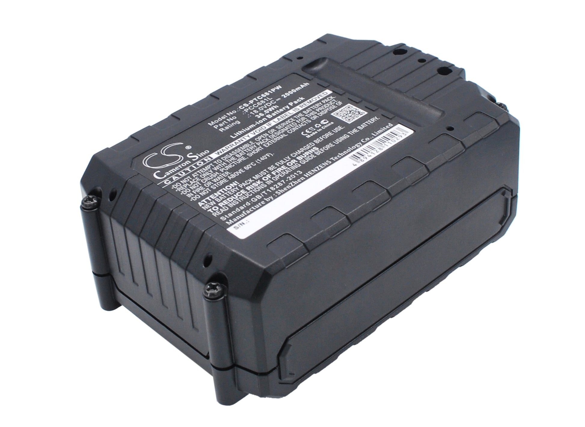 18V 2000mAh/36.00Wh Li-ion Power Tools Battery for Porter Cable