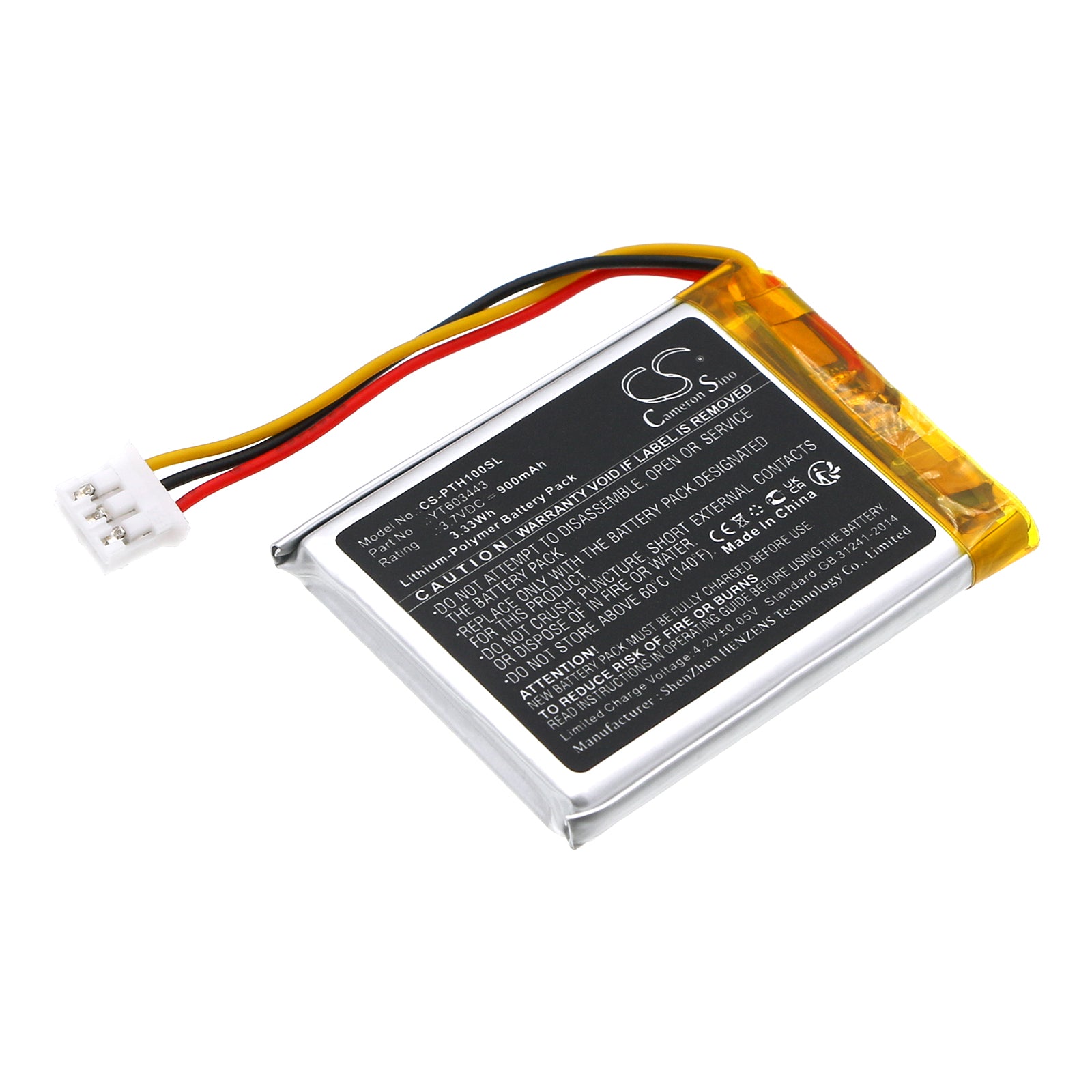 CS-PTH100SL Replacement Battery – Compatible with SP-1, StroboPLUS HD