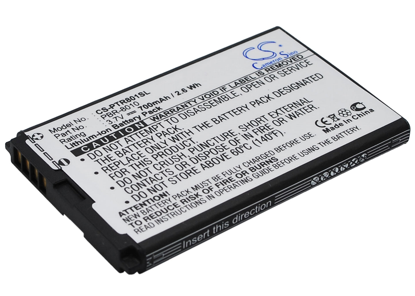 3.7V 700mAh Li-ion Mobile/SmartPhone Battery for UTStarcom