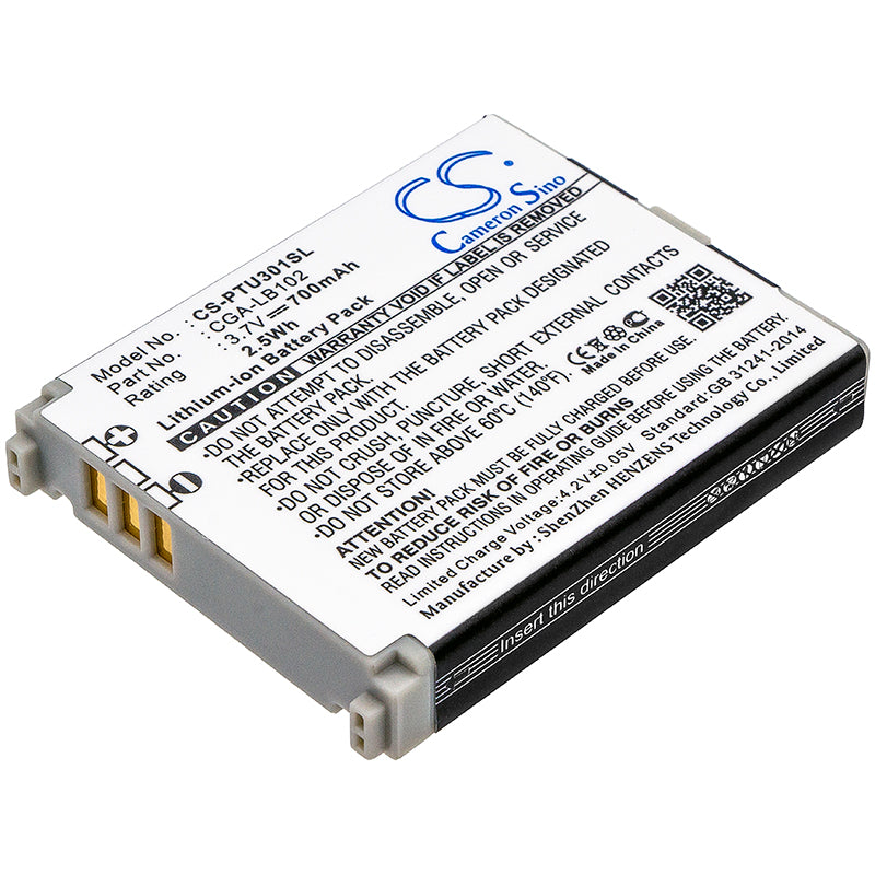 3.7V 700mAh/2.59Wh Li-ion Mobile/SmartPhone Battery for Panasonic