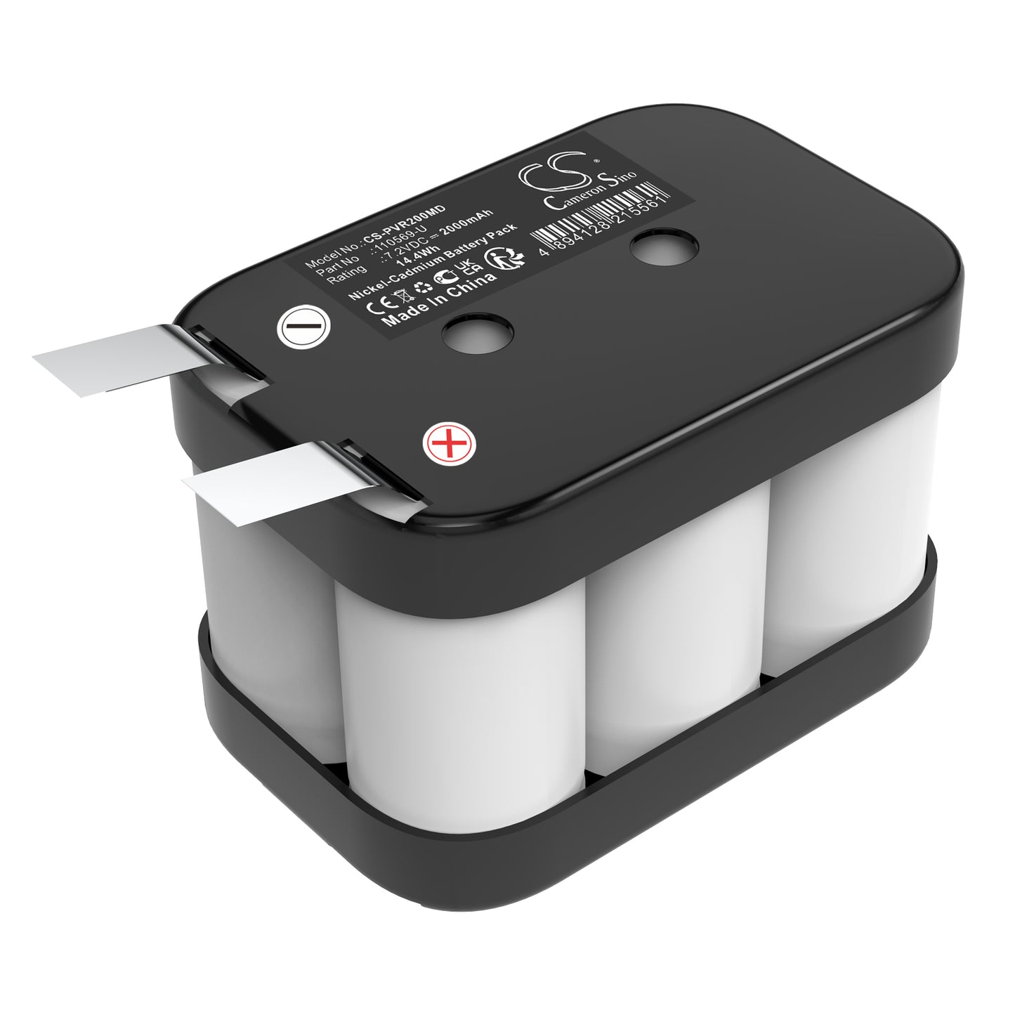 CS-PVR200MD Replacement Battery – Compatible with Hivamat 200, Hivamat 200 Muscle Stimulator