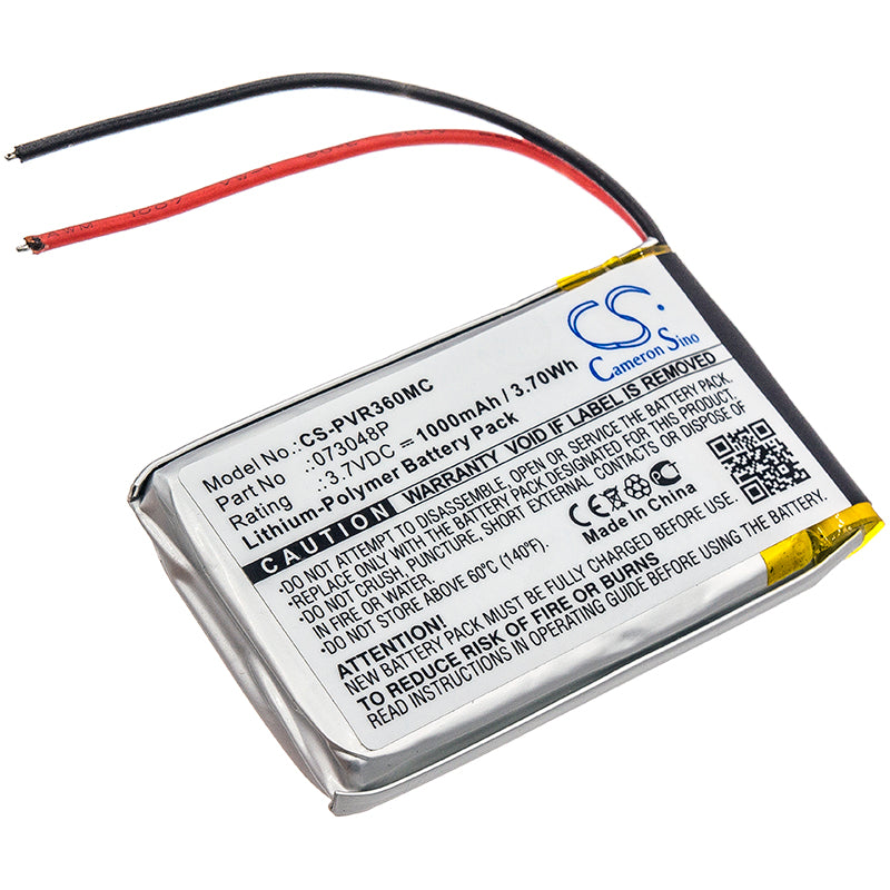 3.7V 1000mAh/3.70Wh Li-Polymer Camera Battery for Polaroid