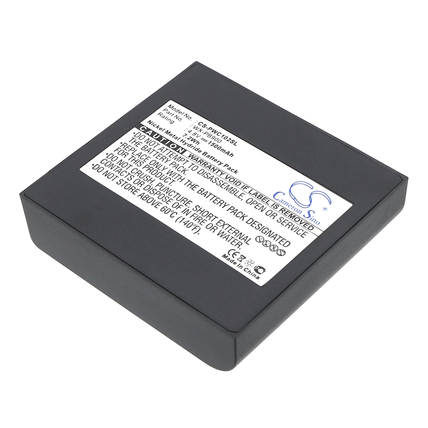 4.8V 1500mAh/7.20Wh Ni-MH Wireless Headset Battery for Panasonic