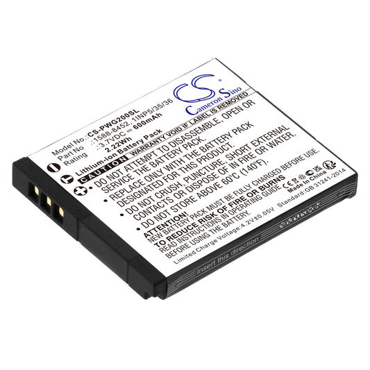 3.7V 600mAh/2.22Wh Li-ion Wireless Headset Battery for Panasonic