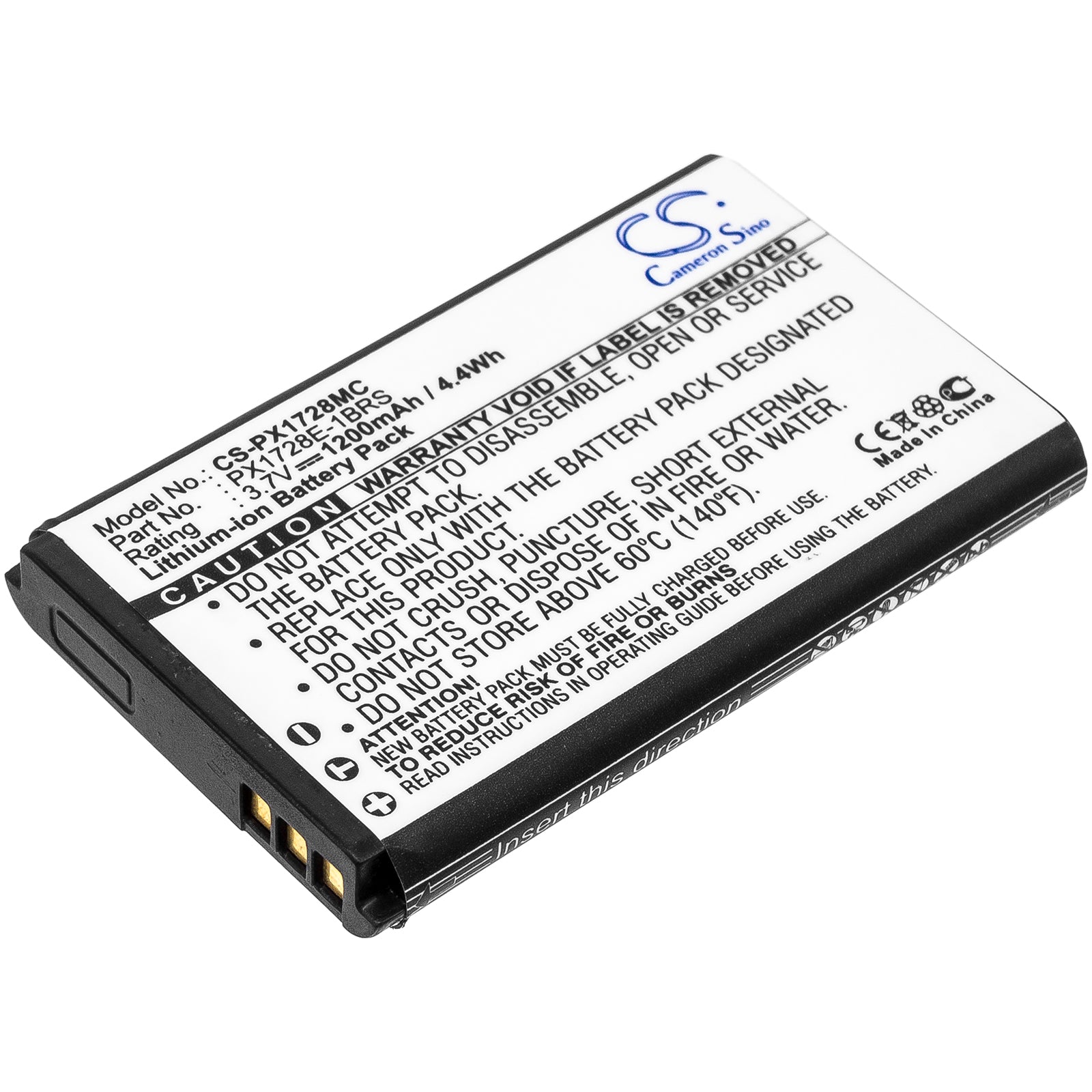 3.7V 1200mAh Li-ion Camera Battery for Toshiba