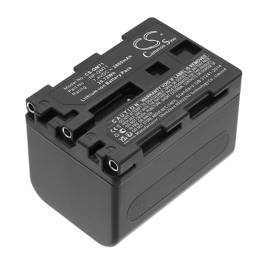 7.4V 2800mAh Li-ion Camera Battery for Sony