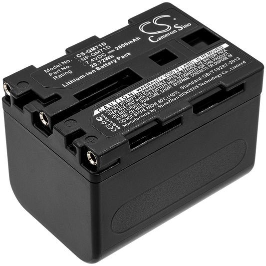 7.4V 2800mAh Li-ion Camera Battery for Sony