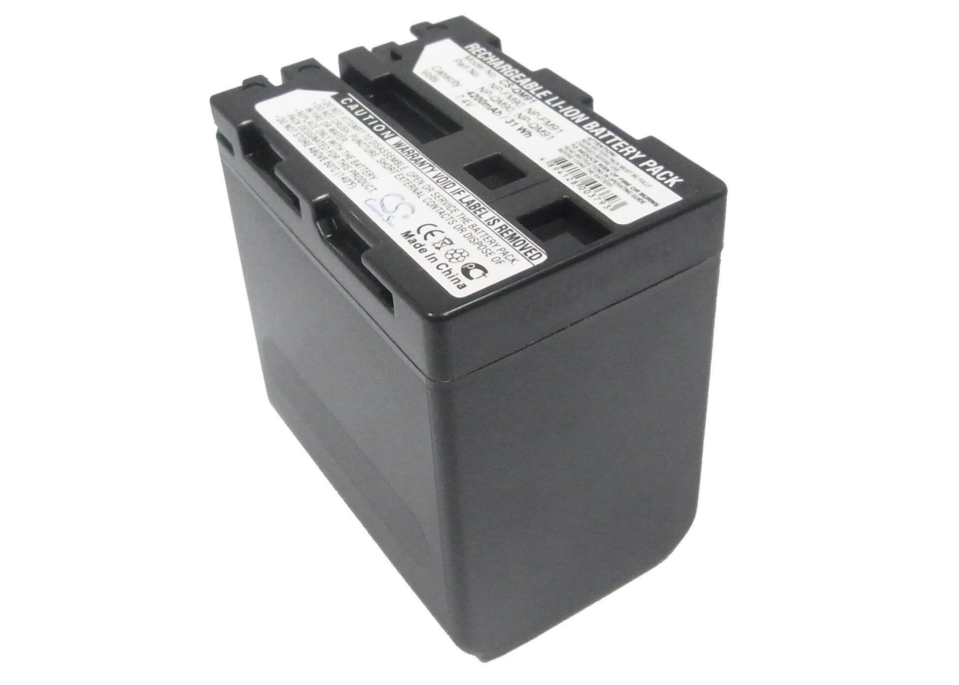 7.4V 4200mAh/31.08Wh Li-ion Camera Battery for Sony