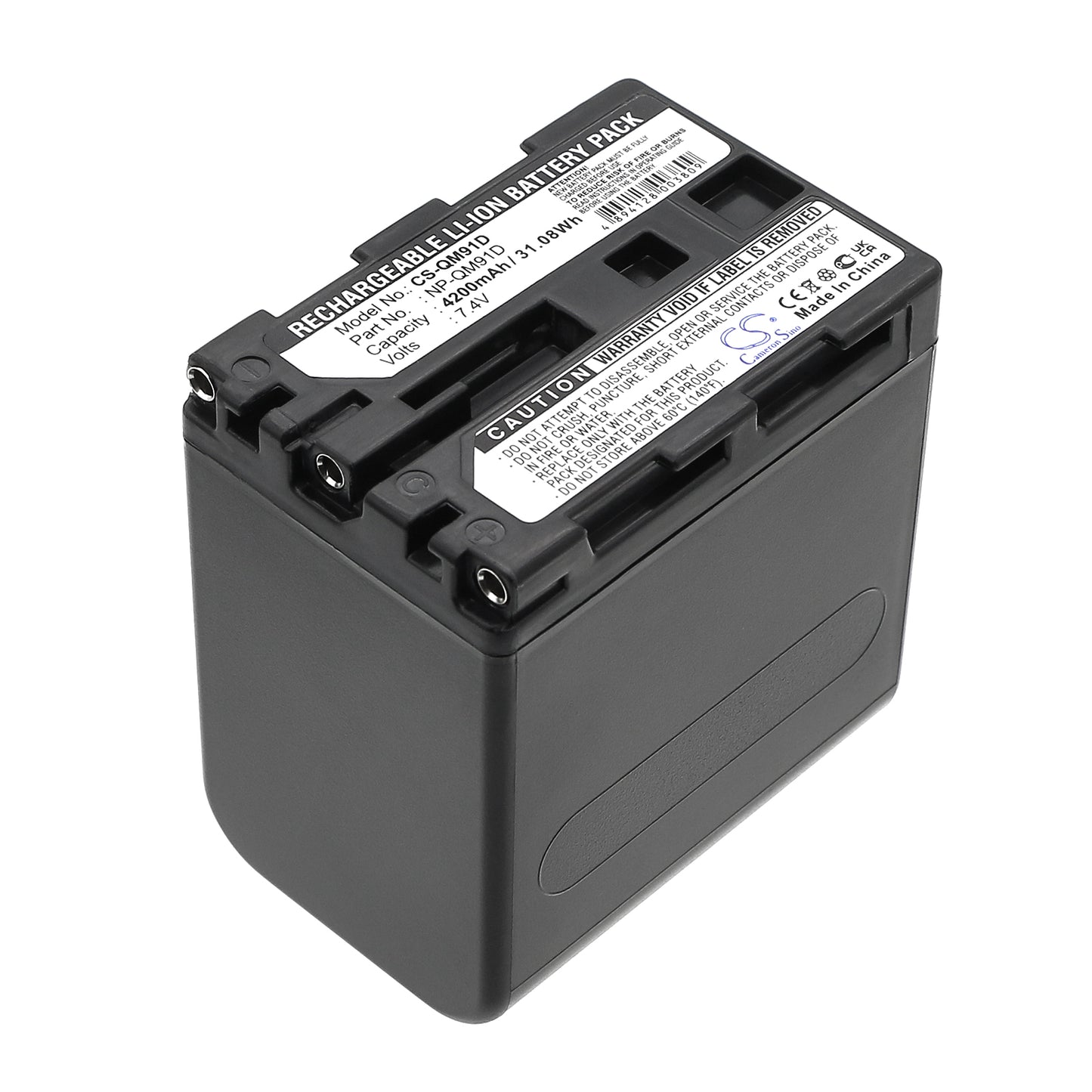 7.4V 4200mAh Li-ion Camera Battery for Sony
