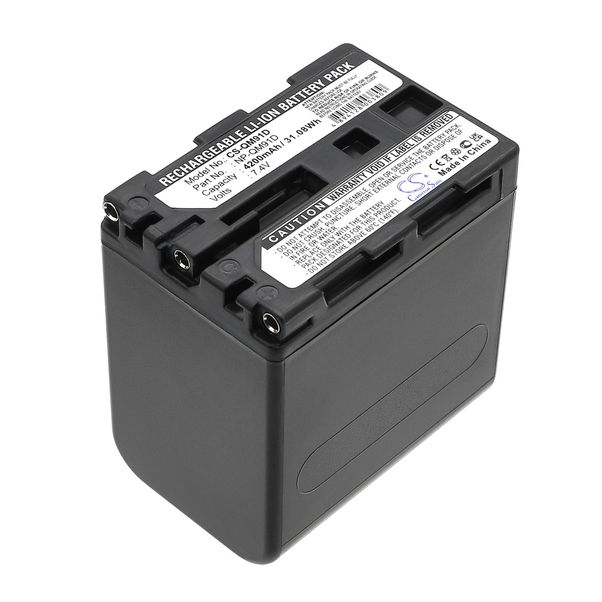 7.4V 4200mAh Li-ion Camera Battery for Sony