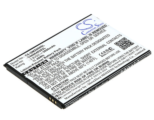 3.8V 3000mAh/11.40Wh Li-Polymer Mobile/SmartPhone Battery for Qmobile