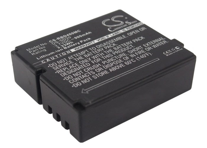 3.7V 900mAh/3.33Wh Li-Polymer Camera Battery for AEE