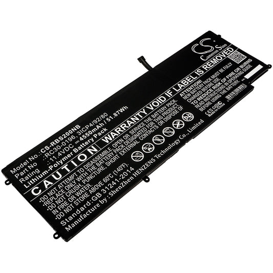 CS-RBS200NB Replacement Battery – Compatible with Blade Stealth 2016 RZ09-01962W, Blade Stealth 2016 V2, Blade Stealth 2017 i7-7500U, Blade Stealth i7-7500U, Razer Stealth 12 5 inch, RZ09-01962, RZ09-01962E10, RZ09-01962E11, RZ09-01962E12, RZ09-01962E12-R3U1, RZ09-01962E20, RZ09-01962E20-R3U1, RZ09-01962E52, RZ09-01962E52-R3U1, RZ09-01962E53, RZ09-01962G10, RZ09-01962W10, RZ09-01962W11, RZ09-01962W52, RZ09-01963E32, RZ09-01964E31, RZ09-0196G10, RZ09-02393E31, RZ09-1962E11