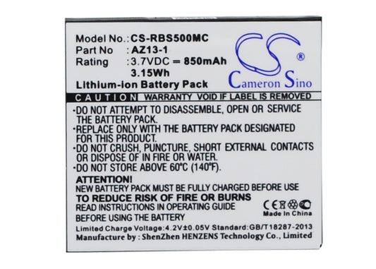 3.7V 850mAh/3.15Wh Li-ion Camera Battery for Xiaomi Yi