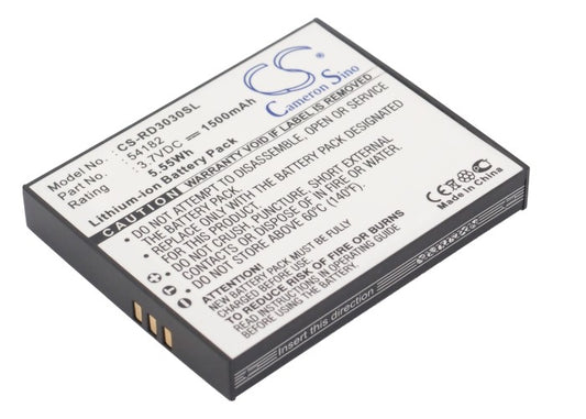 3.7V 1500mAh Li-ion MP3/MP4/PMP Battery for RCA