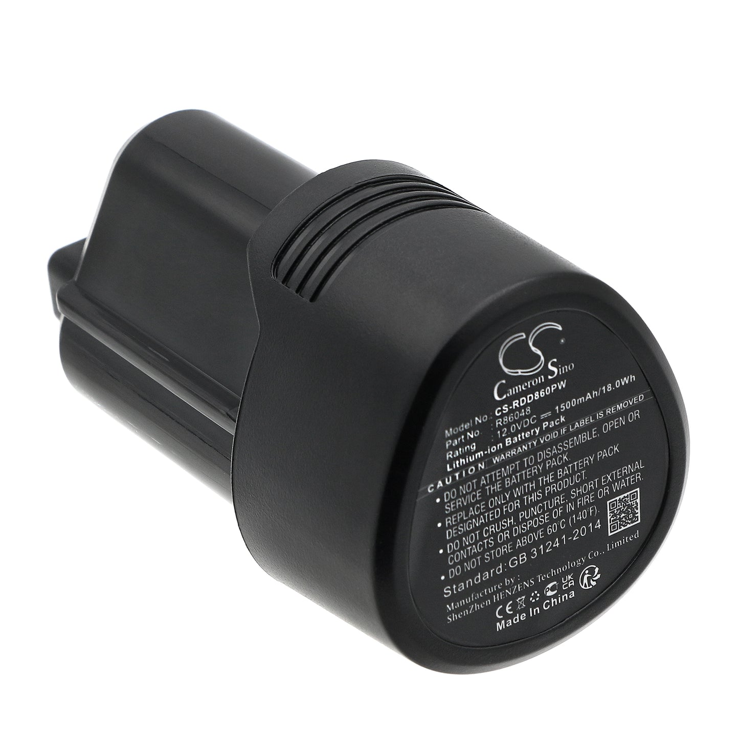 12V 1500mAh/18.0Wh Li-ion Power Tools Battery for Ridgid