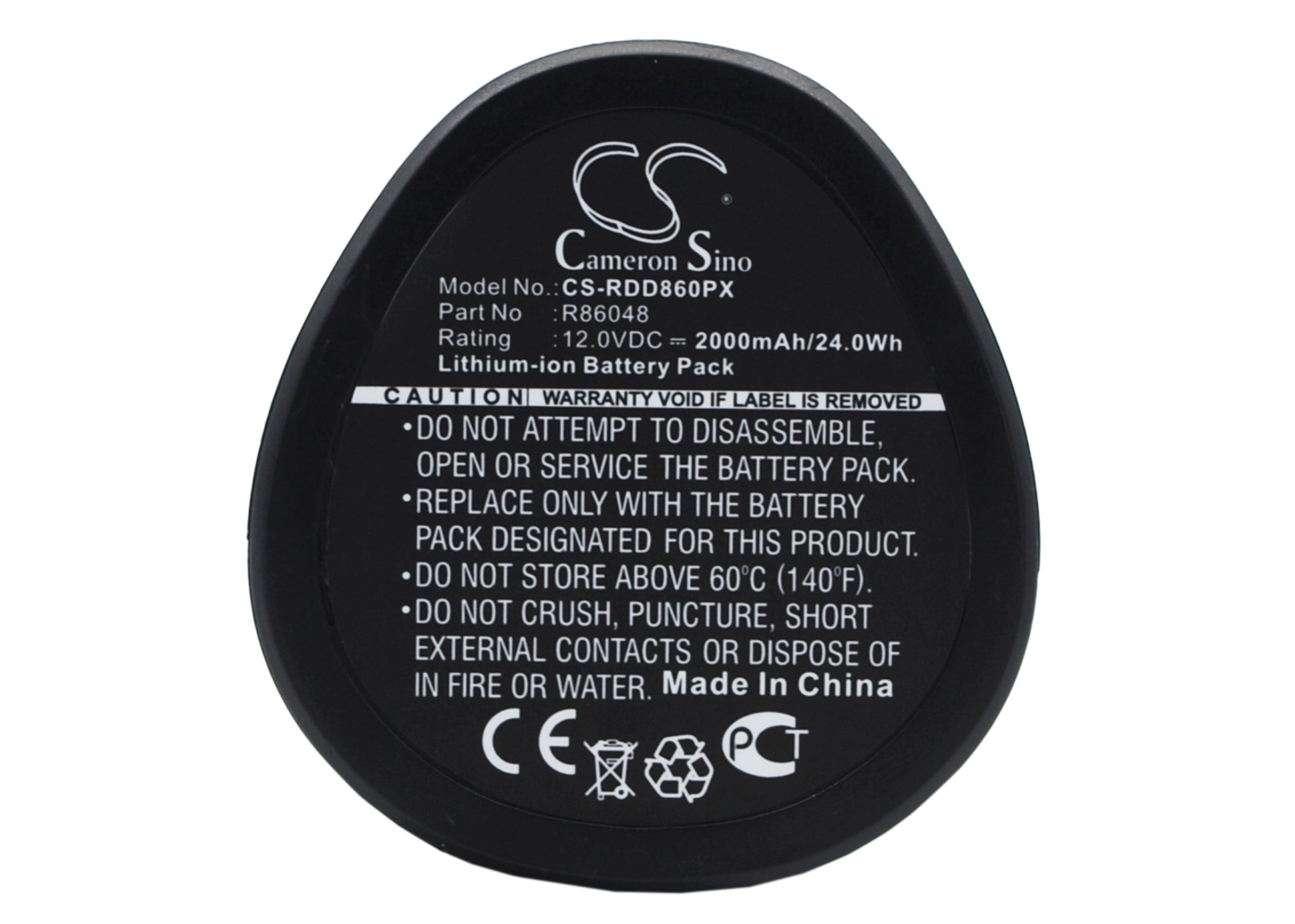 12.0VV 2000mAh/24.00Wh Li-ion Power Tools Battery for AEG