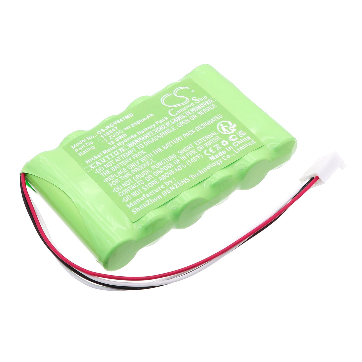 CS-RGV847MD Replacement Battery – Compatible with Uni-Sim Vital Signs Simulator