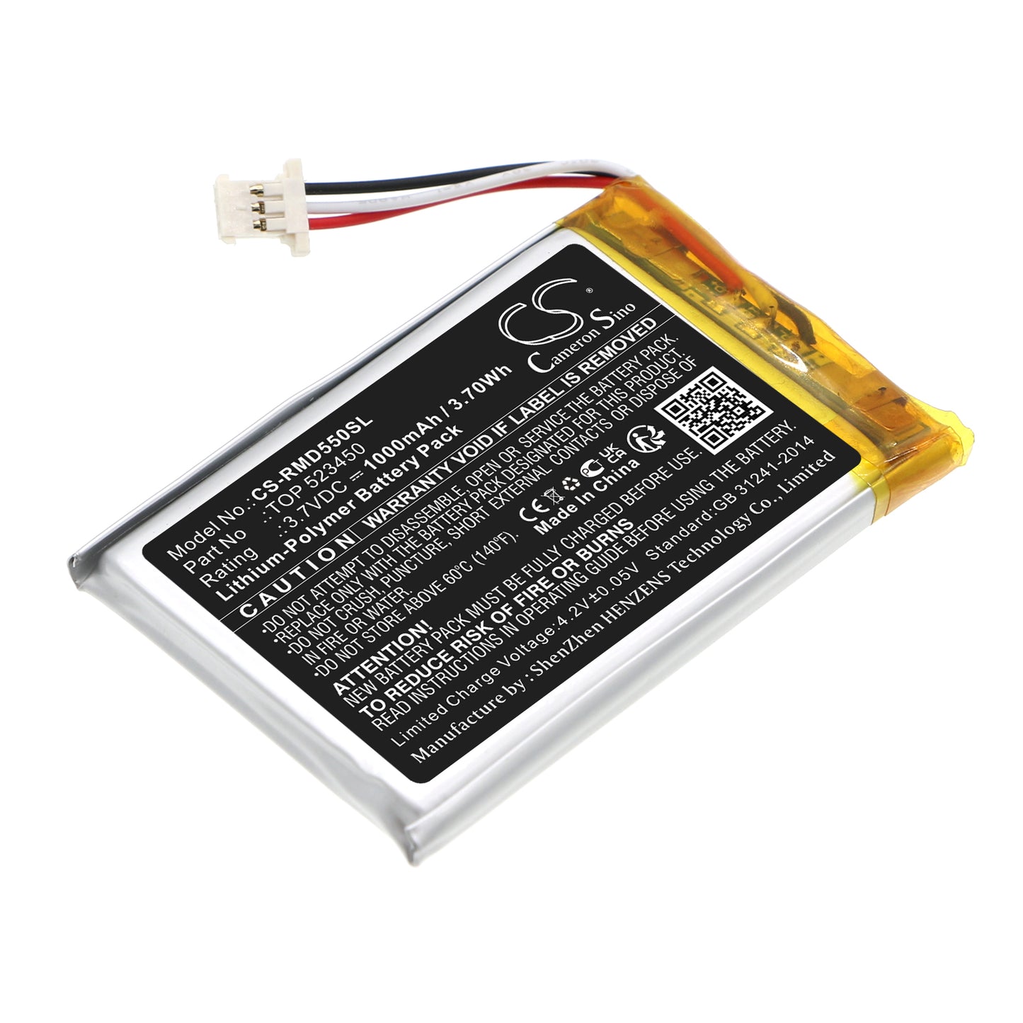 CS-RMD550SL Replacement Battery – Compatible with TND-540, TND-550