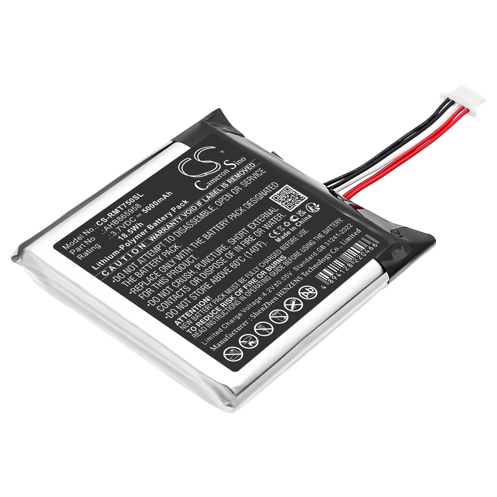 CS-RMT750SL Replacement Battery – Compatible with TND-750