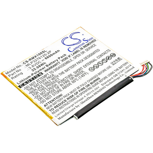 3.8V 6600mAh/25.08Wh Li-Polymer Tablet Battery for Verizon