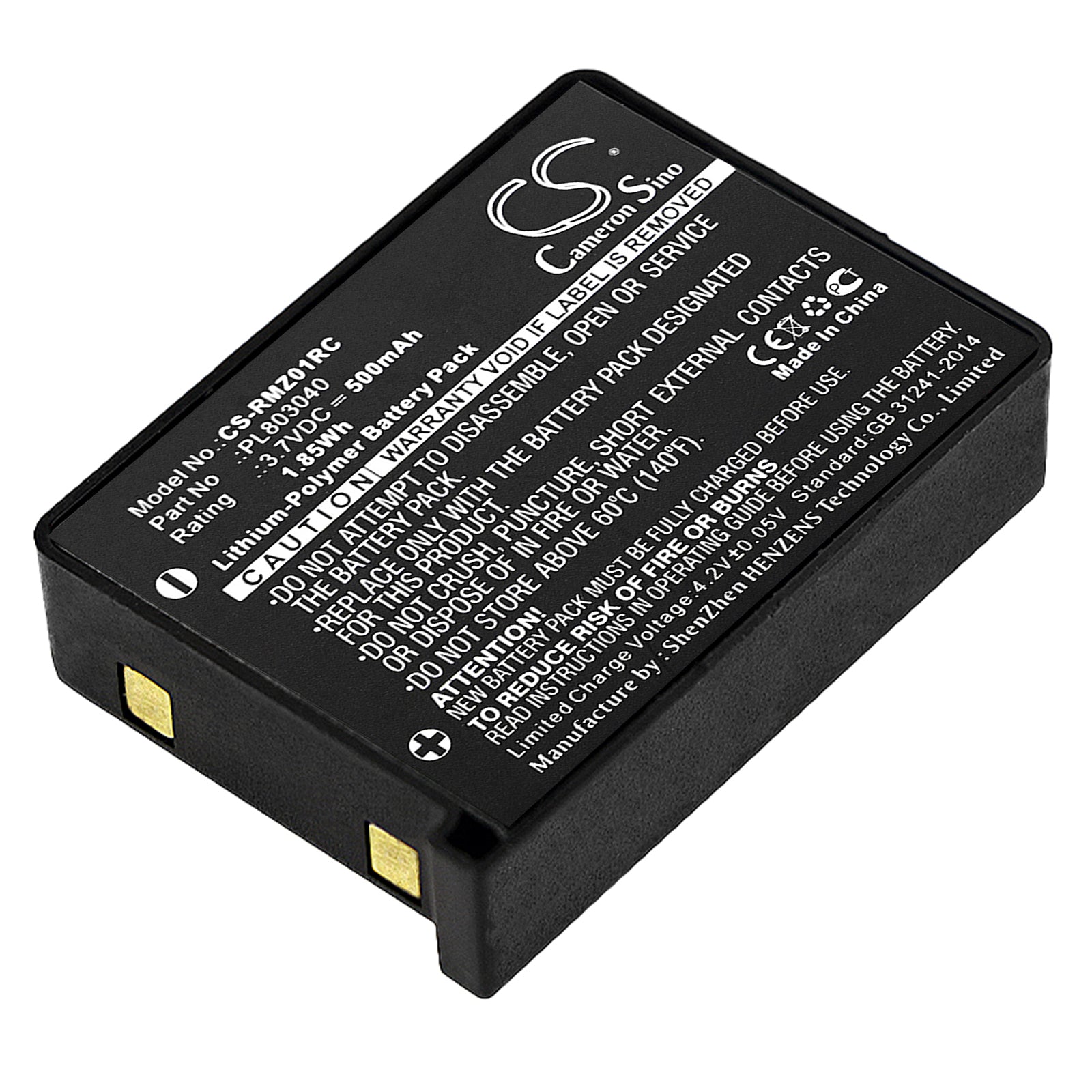 CS-RMZ01RC Replacement Battery – Compatible with RZ01-0133, RZ84-01330100, Turret, Turret gaming Mouse