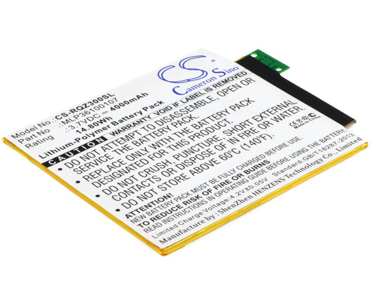 3.7V 4000mAh Li-Polymer BATTERY FOR VERIZON MLP36100107