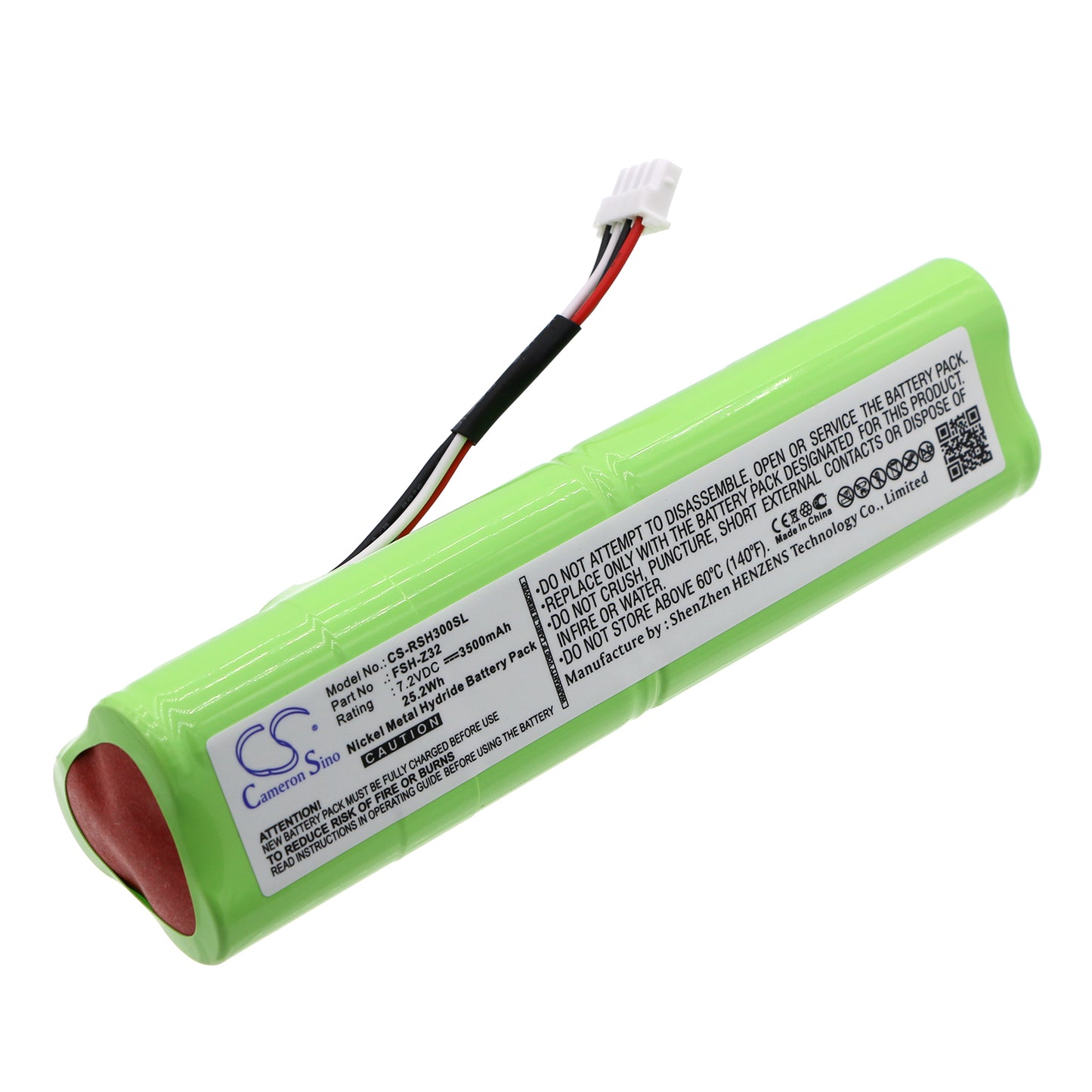 7.2V 3500mAh/25.20Wh Ni-MH Equipment/Survey Battery for Rohde & Schwarz