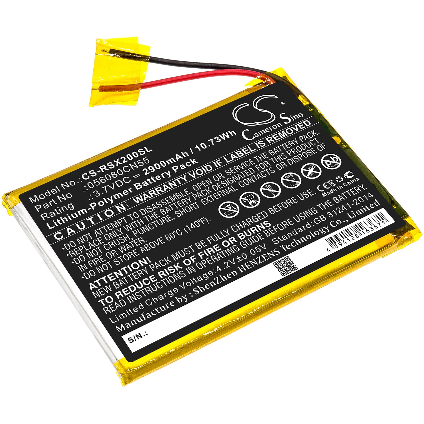 CS-RSX200SL Replacement Battery – Compatible with Meep, Meep X2, OP0118-13