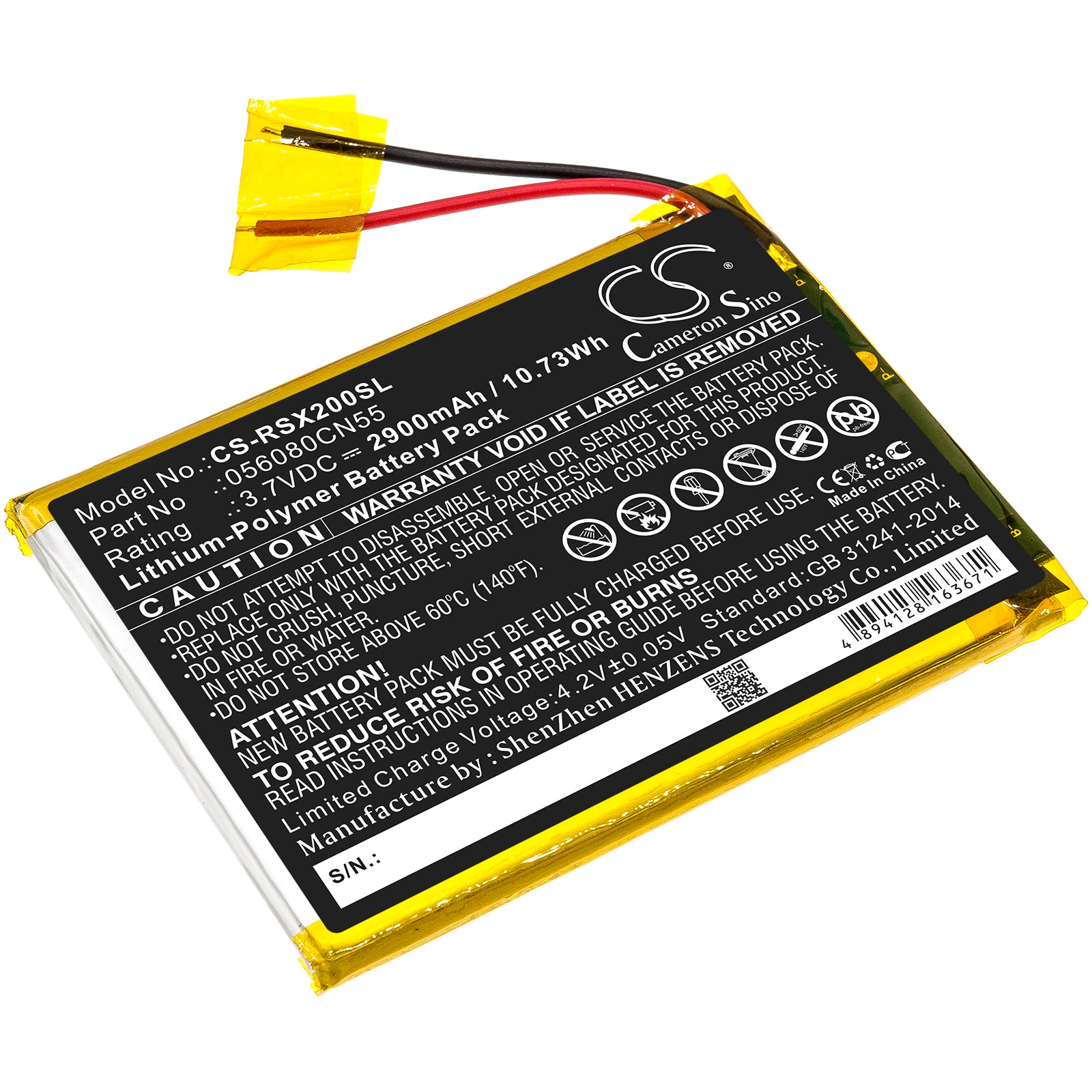 CS-RSX200SL Replacement Battery – Compatible with Meep, Meep X2, OP0118-13