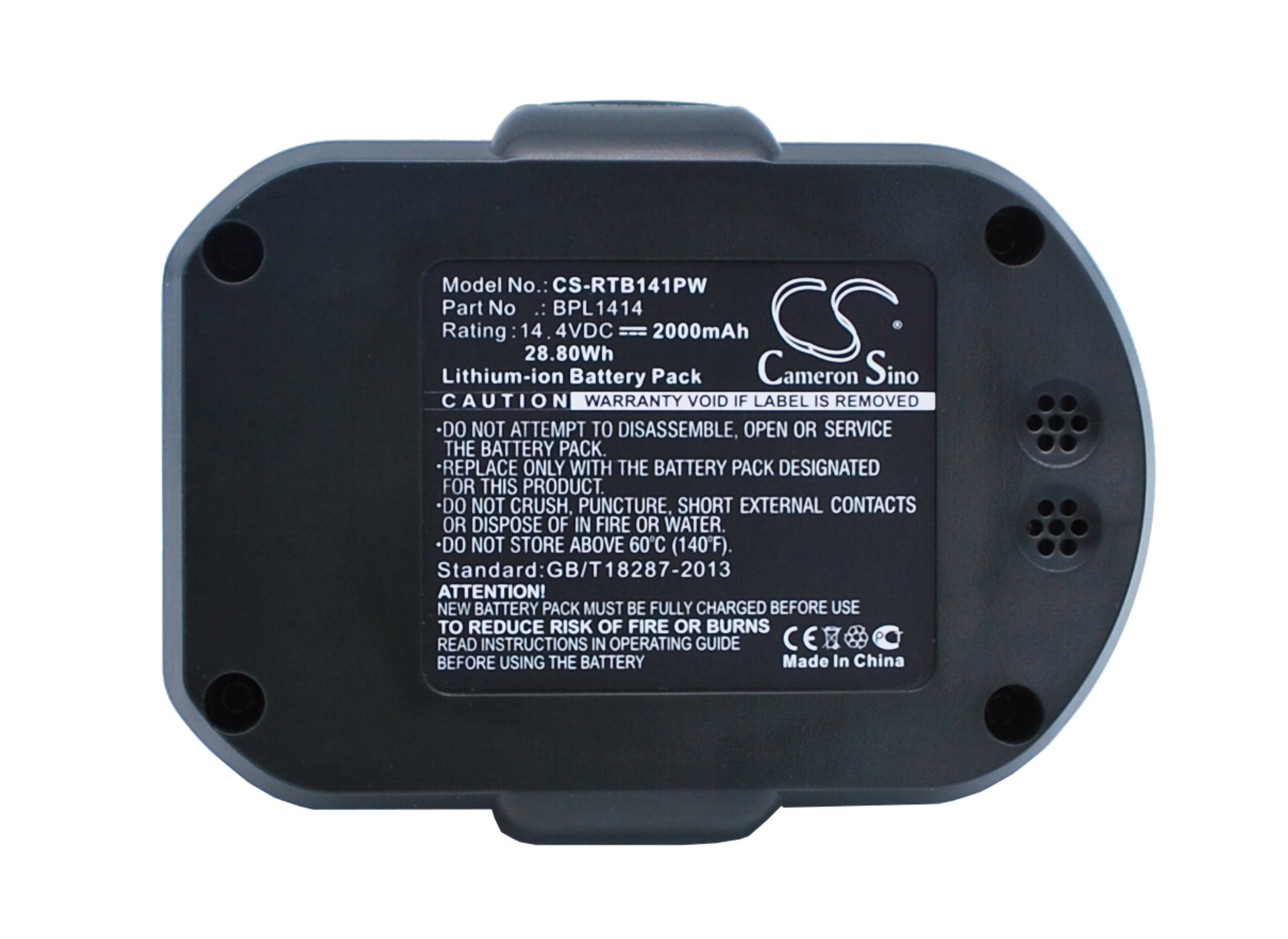 14.4V 2000mAh/28.80Wh Li-ion Power Tools Battery for Ryobi